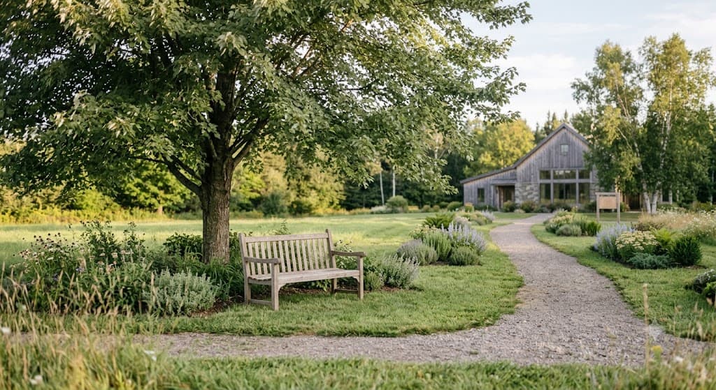 Site visual: booking gallery 03 garden bench